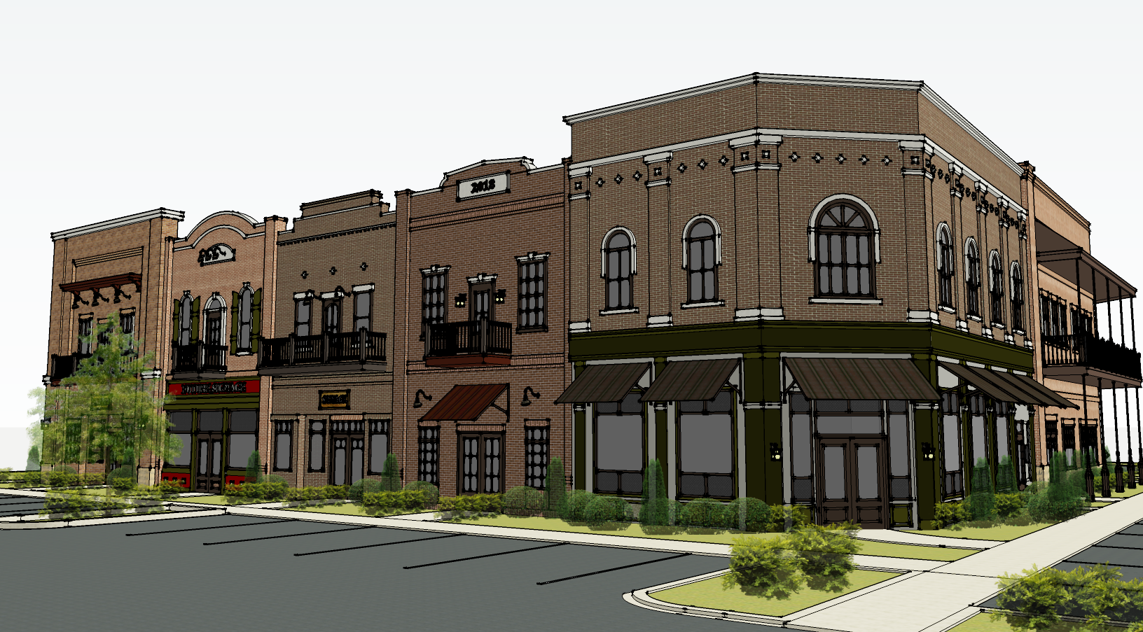 Hayesville Arlington SketchUp Architect rendering